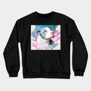 Pit Bull In Heaven Crewneck Sweatshirt